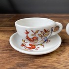 Porcelain Children s Mini Tea Set Hand Painted Birds From Japan Lot 5 Pieces Vtg