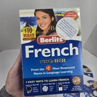Berlitz French Premier Language Learning Software   Audio Cd Set Complete Mint