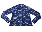 1970s Wrangler Flower Power Button Down True Vintage Western Wear Women   s 36