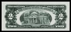   star Note   1963  2 Red Seal United States Note    Crisp   Uncirculated