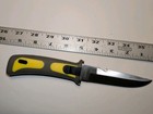 Scuba Diver Knife 4 5 8 Inch Stainless Steel Blade W  Sheath   Leg Strap