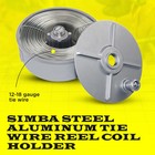 6  Aluminum Tie Wire Reel Coil Uncoil Cord Holder Lightweight Best High Quality 