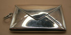 Victorian Style Birmingham Sterling Silver Double Envelope Stamp Case Box Holder