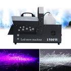 1500w Rgb Led Snow Machine Dj Snowflake Machine Stage Snow Maker With Remote Usa