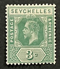 Travelstamps  Seychelles Stamps Scott  64 - 1912 3c King George V Mint Mogh