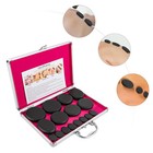 16pcs Portable Hot Stones Massage Kit Stone Warmer Spa Massager With Heater Box 