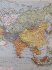 1920 Asia Political China Original Vintage Geographical Map 9 5 x13  - C22-5