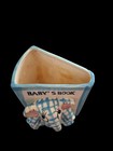 Vintage Ceramic Baby s Book Elephant Planter