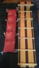 Paris Snow Toboggan 6ft Wood Sled Vintage Used For Decoration Excellent Shape  