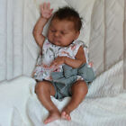 19  Black Reborn Baby Dolls Realistic African American Sleeping Girl Reborn Doll