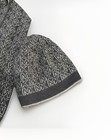Michael Kors Womens Gray Mk Logo Scarf Beanie Hat Set Soft Acrylic
