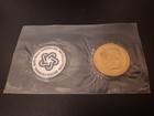 1974 John Adams Bicentennial Bronze Medal Us Mint Original Sealed Plastic Pack