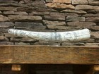 Historic Scrimshaw Walrus Tusk  charles W Morgan  Resin  Reproduction