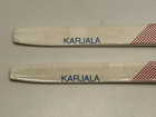 Vtg 90 s Ussr Hammer   Sickle Era Salesman Sample Cross Country Skis 22  Karjala