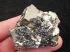 Pyrite Crystal Cube Cluster With Sphalerite 100  Natural Peru 210gr