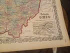 1859 Colton s Ohio - Nice  Handcolored 17 5  X 14  Map By Johnson   Browning