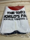 1982 World s Fair Youth   T Shirt Knoxville Tennessee Blue Trim Size M usa nos