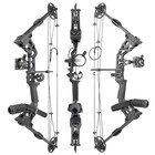 Lh rh Compound Bow Arrows Set 20-70lbs Archery 320 Fps Left-off 80  Hunting