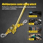 Come Along Winch Puller  Cable Hoist Winch Puller With 2 Hooks