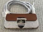 Coach Morgan Shoulder Bag Colorblock Signature Canvas Khaki Ce560 Outlet New