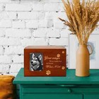 Small Cat dog Pet Urns For Dogs Ashes Memorial Wooden Pet Urn For Dog Ashes