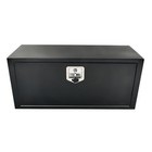 36 x14 x16  Black Steel Underbody Truck Tool Box Flatbed Trailer Storage W lock