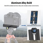 Neewer Quick Release Plate With Clamp Adapter Set    120mm Qr Plate With Clamp
