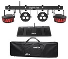 Chauvet Dj Gigbar Flex  2  Derby  2  Par Can Lights footswitch tripod dmx Cables