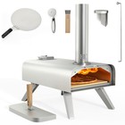 Portable Anti-rust Pizza Oven Wood Pellet Grill Bbq Pizza Maker Stainless Steel