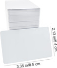 100 Pack Premium Blank Pvc Cards For Photo Id Badge Printers Cr80 30 Mil White P