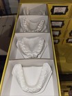Lot Of 104 Dental Oddity Plaster Real Tooth Teeth Molds Dentist Cast Impressions