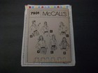 Mccall s Pattern 7931 Misses  Button Front Blouse With Sleeve Variations  22  Uc