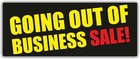 Going Out Of Business Sale Advertising Banner Vinyl Mesh Sign Store Closing Sale