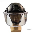 Ballistic Nij 3a Glass Visor Bulletproof Face Shield Goggles For Tactical Helmet