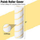 100 Pieces Paint Roller Covers 1 2 X 9 Inch Microfiber Paint Roller Covers Naps