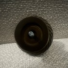 Decorative Bronze Metal Curtain Rod Finials Screw-on Set Of 2 Home Decor