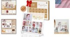 My First Year Acrylic Picture Frame With Gold Accents - Ideal For Nursery Decor
