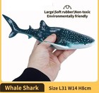 Whale Shark Sea Animal Figure Toy Pvc Doll Small Figurine Birthday Gifts