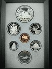 1989 Royal Canadian Mint Proof Set 6 Coins W  Silver Dollar Coa   Box
