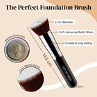 Flat Top Kabuki Foundation Brush By   Premium Makeup Brush