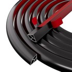 Flexible Quarter Round Molding Bendable Molding Trim peel And 236inch Black