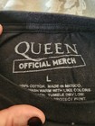 Queen Official Merch Black Graphic T-shirt 100  Cotton Size L