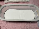 Baby Delight Portable Foldable Travel Bedside Sleeper Gray White Mesh
