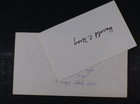Harold C  Urey - Typed Letter Signed Plus Envelope And Signed Index Card