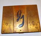 Lot Of 4 Vintage Compact Make Up Case Pill Box 3 W  Mirrors 2 W  Powder Puffs