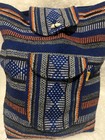 Backpack   Hippie Gear   Mexican Made   Authentic Pinzon   Royal Blue