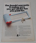 Suzuki 1975 Motorcycle Advertising Brochure