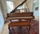 Beautiful Steinway   Sons Chippendale Model M Baby Grand Piano Made In 1983