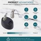 1 Pair Hearing Aids For Seniors Rechargeable Hearing Aid With Noise Cancelling