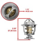 Caltric Thermostat Assembly For Honda Cbr1000rr Repsol 2004 2005 2006 2007